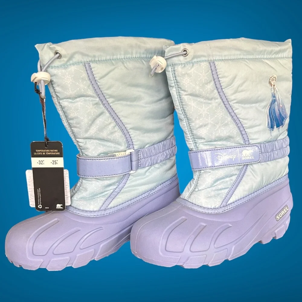 Sorel Snow Boots Kids Size 6 -‎ Disney X Flurry™ Frozen 2™ Elsa Edition NWT